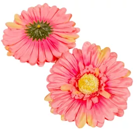  Gerbera virágfej rózsaszín  12cm 4 darabos csomagban rendelhető (darab ár!)