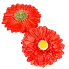 Gerbera virágfej piros 12cm 4 darabos csomagban rendelhető (darab ár!)