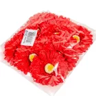 Gerbera virágfej piros 12cm 4 darabos csomagban rendelhető (darab ár!)