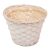 Bambusz kaspó fehér D15cm M11cm
