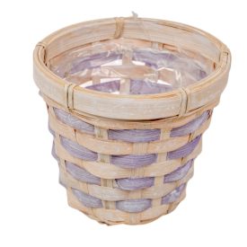 Bélelt kaspó lila D13cm M11cm Bélelt kaspó lila D13cm M11cm