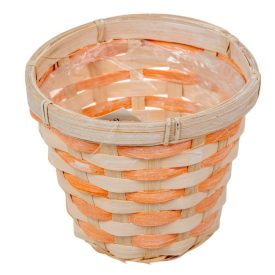 Bélelt kaspó barack D15cm M12cm Bélelt kaspó barack D15cm M12cm