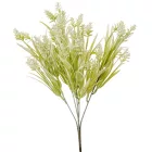 Díszítő bokor 5 ágú fehér 37cm