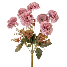 Szegfű csokor 7 virágos 42cm