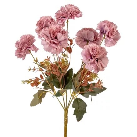 Szegfű csokor 7 virágos 42cm