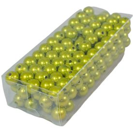 Gyöngy 10mm mohazöld 85gr