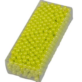 Gyöngy 6mm világos zöld 85gr