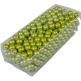 Gyöngy 8mm mohazöld 85gr Gyöngy 8mm mohazöld 85gr