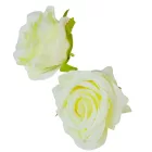 Nyílt rózsafej 7cm krém 4 darabos csomagban rendelhető (darab ár!)