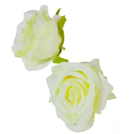   Nyílt rózsafej 7cm krém 4 darabos csomagban rendelhető (darab ár!)