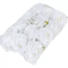 Nyílt rózsafej 7cm fehér 4 darabos csomagban rendelhető (darab ár!)