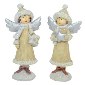 Angyal gyerek álló poly 10cm 2db-os Angyal gyerek álló poly 10cm 2db-os