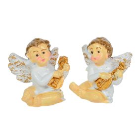 Angyal hangszerrel poly 4cm 2db-os csomag Angyal hangszerrel poly 4cm 2db-os csomag