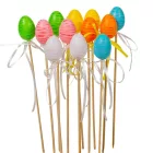 Húsvéti tojás pálcás 4+21cm 12db-os csomag