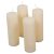 Kontúrozott bordás henger gyertya 50x150mm ivory 4db/csom (db ár)