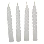 Mártott kis csavart gyertya fehér 150mm (db ár) 30db/csom