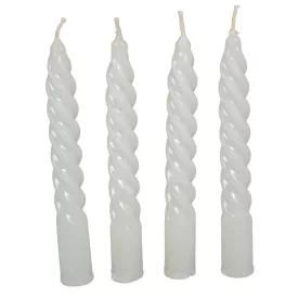 Mártott kis csavart gyertya fehér 150mm (db ár) 30db/csom