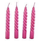 Mártott kis csavart gyertya magenta 150mm  30db/csom (db ár)