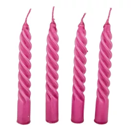   Mártott kis csavart gyertya magenta 150mm  30db/csom (db ár)
