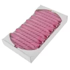 Mártott kis csavart gyertya magenta 150mm  30db/csom (db ár)