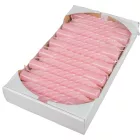 Mártott kis csavart gyertya rózsaszín 150mm (db ár) 30db/csom