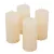 Kontúrozott csavart henger gyertya 55x100mm ivory 4db/csom (db ár)
