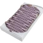 Metál kis csavart gyertya halvány lila 150mm (db ár) 30db/csom