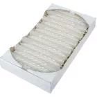 Metál kis csavart ivori (db ár) 30db/csom