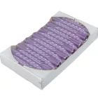 Metál kis csavart gyertya lila 150mm (db ár) 30db/csom