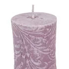 Kőhatású indás henger 55x80mm 4db/csom lila (db ár)