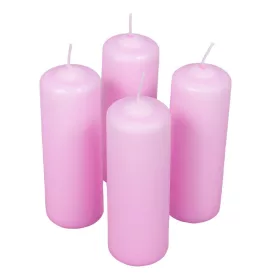  Mártott henger gyertya 40x120 mm ciklámen 4db/csom (db ár)
