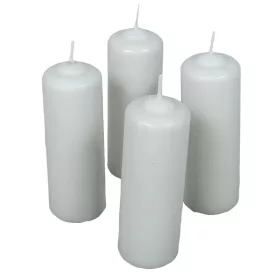   Mártott henger gyertya 40x120 mm világos szürke 4db/csom (db ár)