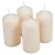 Mártott henger gyertya 50x100 mm krém 4db/csom (db ár)