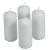 Mártott henger gyertya 50x120 mm fehér 4 darabos csomagban rendelhető | darab ár!