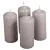 Mártott henger gyertya 50x120 mm homok 4db/csom (db ár)
