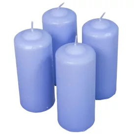  Mártott henger gyertya 50x120 mm milka lila 4db/csom (db ár)