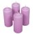 Mártott henger gyertya 50x120 mm viola 4db/csom (db ár)