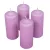 Mártott henger gyertya 50x120 mm viola 4db/csom (db ár)