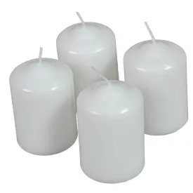 Mártott henger gyertya 50x75 mm fehér 4db/csom (db ár)