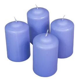   Mártott henger gyertya 60x100mm milka lila 4db/csom (db ár)