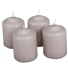 Mártott henger gyertya 60x80mm homok 4db/csom (db ár)