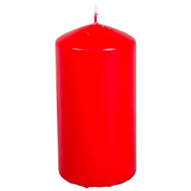 Mártott henger gyertya 70x140mm piros