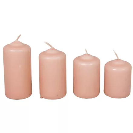 Mártott 40mm-es lépcsős gyertya mogyoró (csom ár)