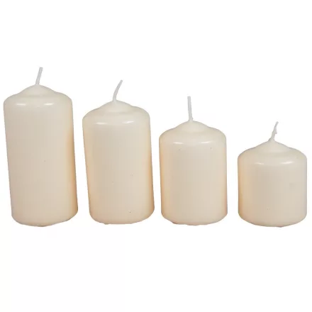 Mártott 50mm-es lépcsős gyertya krém (csom ár)
