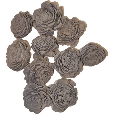 Ming boglárka szürke 4cm 10db-os csomag