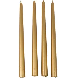 Metál sziluett gyertya 310 mm arany 4db/csomdb ár