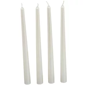 Metál sziluett gyertya 310 mm fehér 4db/csom (db ár)