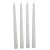 Mártott sziluett gyertya fehér 310 mm 4 darabos csomagban rendelhető | darab ár!