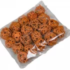 Vesszőlabda 3cm terrakotta 20db-os