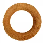 Szizállal tekert széna alap barna 25cm